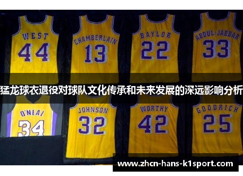 猛龙球衣退役对球队文化传承和未来发展的深远影响分析